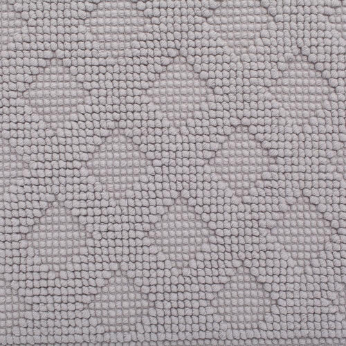 Osuna bath mat in light grey, 100% cotton |Find the perfect bath mats
