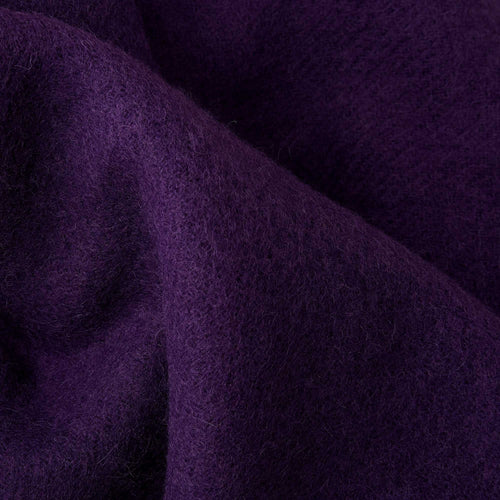 Miramar blanket, purple, 100% lambswool | URBANARA wool blankets