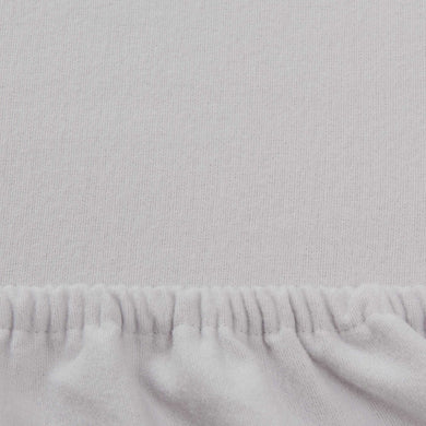 Montrose fitted sheet, light grey, 100% cotton
