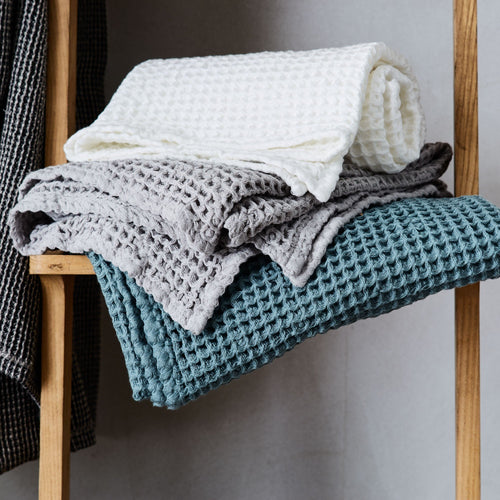 Mikawa Towel Collection in grey green | Home & Living inspiration | URBANARA