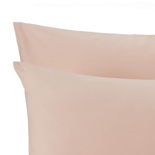 Manteigas pillowcase, light pink, 100% organic cotton | URBANARA percale bedding