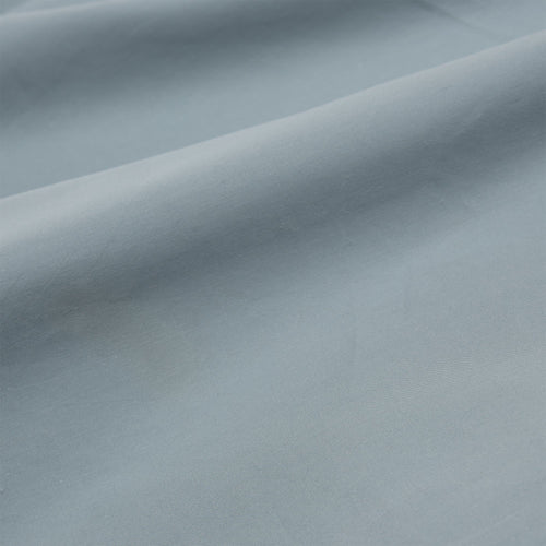 Perpignan fitted sheet, green grey, 100% combed cotton | URBANARA fitted sheets