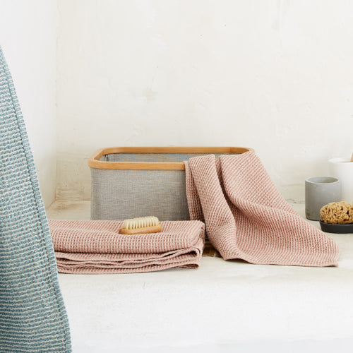 Kotra Towel Collection in dusty pink & natural | Home & Living inspiration | URBANARA