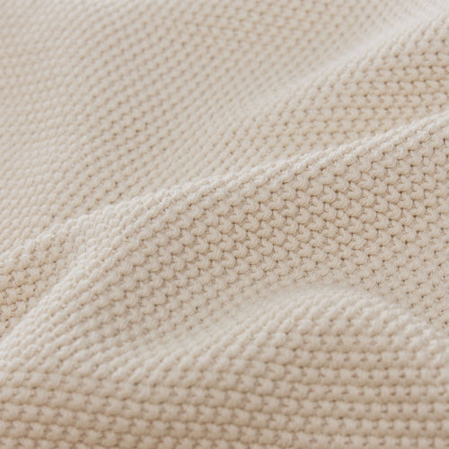Antua Cotton Blanket cream, 100% cotton | High quality homewares