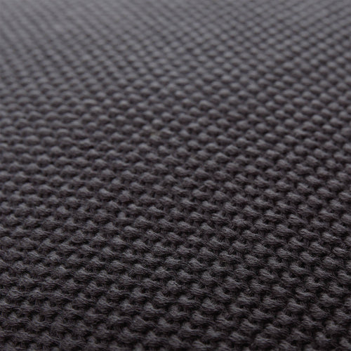 Antua cushion cover, charcoal, 100% cotton | URBANARA cushion covers