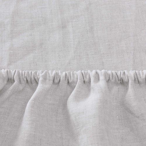 Toulon fitted sheet, natural, 100% linen | URBANARA fitted sheets