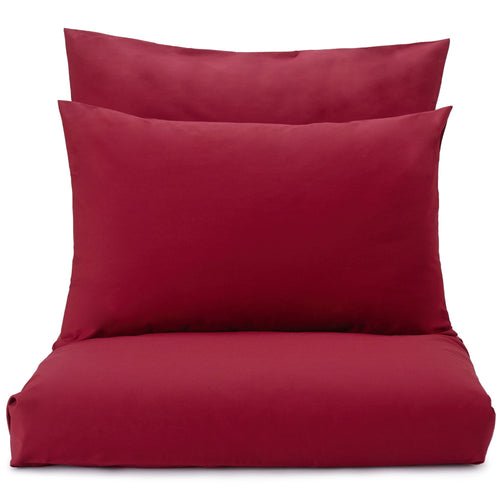 Perpignan pillowcase, ruby red, 100% combed cotton