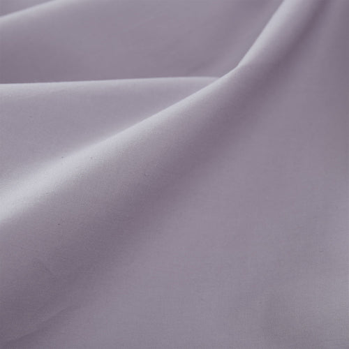 Perpignan fitted sheet, light purple grey, 100% combed cotton | URBANARA fitted sheets