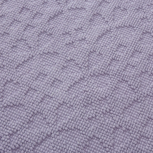 Qasita bath mat, light purple grey, 100% cotton | URBANARA bath mats
