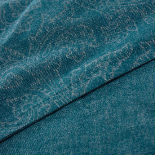 Lourinha duvet cover, forest green, 100% organic cotton | URBANARA flannel bedding