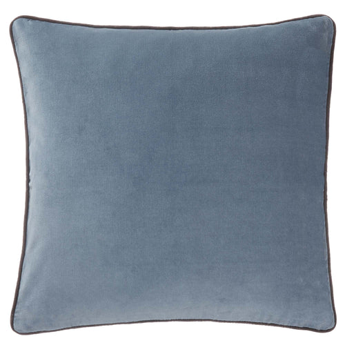 Suri cushion cover, grey blue & dark grey, 100% cotton