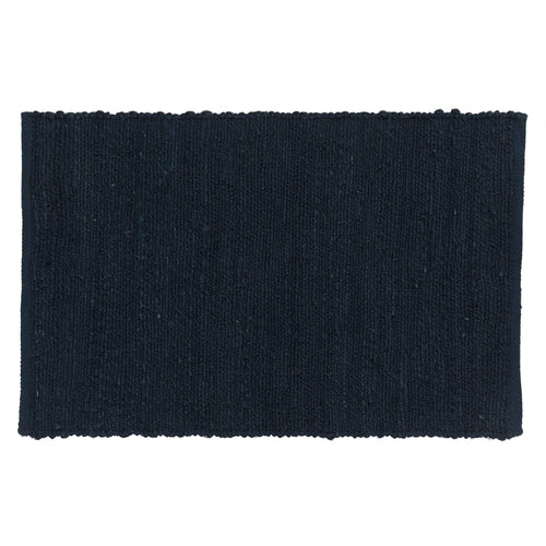 Gorbio doormat, blue, 90% jute & 10% cotton