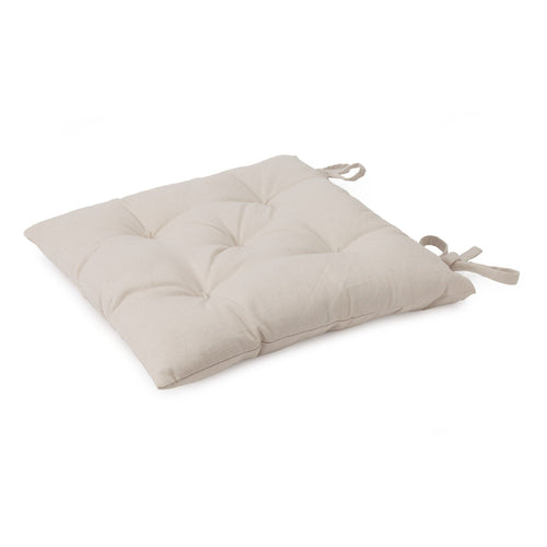 Isaka cushion, natural white, 100% cotton & 100% polyester