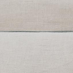Alvalade cushion cover in natural & green grey, 100% linen |Find the perfect cushion covers