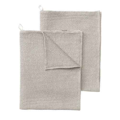 Tea Towel Kotra Beige & Ivory, 50% Linen & 50% Cotton