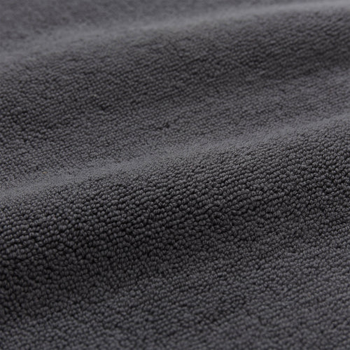 Merouco Bath Mat charcoal, 100% organic cotton | URBANARA bath mats