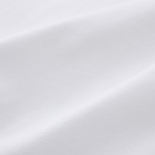 Samares Pillowcase white, 100% cotton | URBANARA jersey bedding