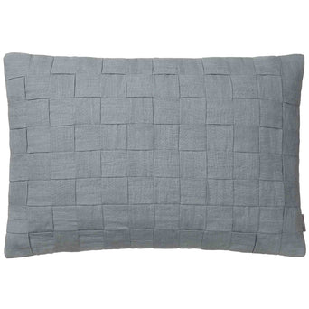 Akole cushion, green grey, 100% linen
