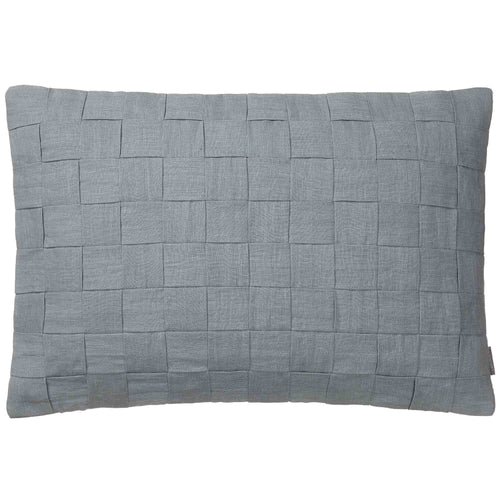 Akole cushion, green grey, 100% linen