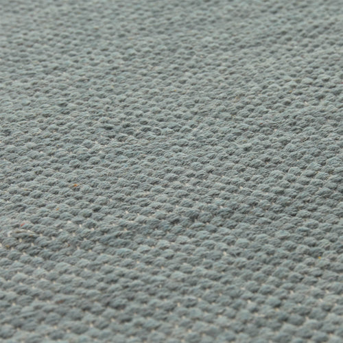 Akora rug, green grey melange, 100% cotton | URBANARA cotton rugs