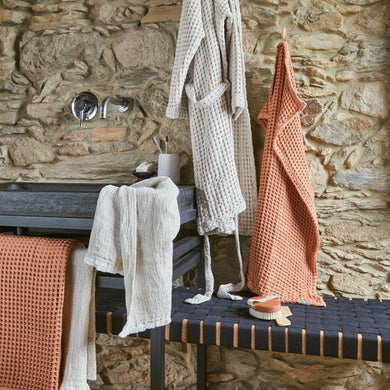 Hand Towel Mikawa Terracotta, 100% Cotton