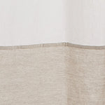 Cataya Linen Curtain Set [White/Natural]