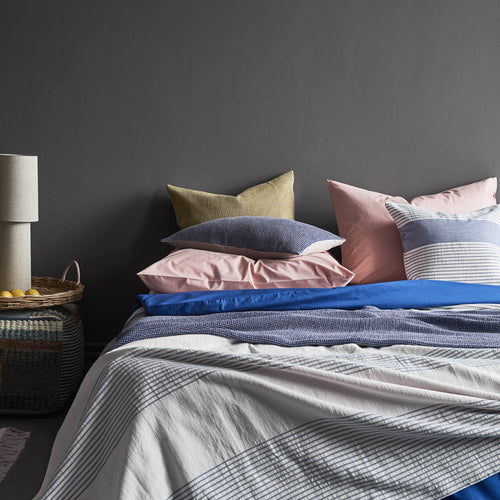 Perpignan Percale Bed Linen in light dusty pink | Home & Living inspiration | URBANARA
