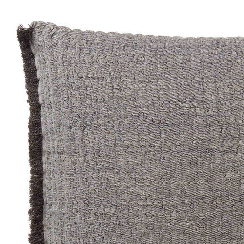 Cousso Cushion Cover grey, 75% cotton & 25% recycled polyester | URBANARA cushion covers