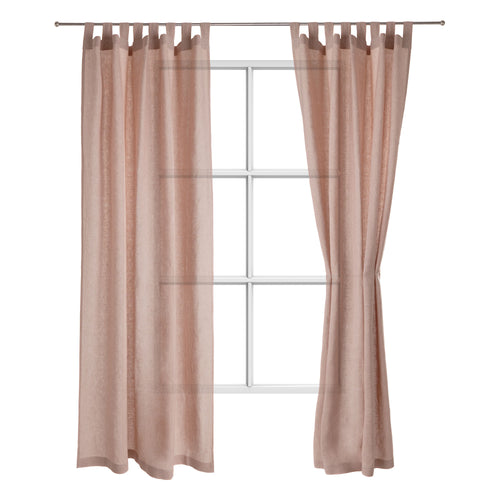 Cuyabeno Linen Curtain dusty pink, 100% linen