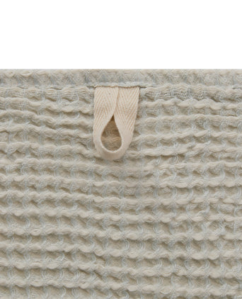 Hand Towel Favolha Blue fog & Natural, 60% Cotton & 40% Linen