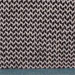 Foligno blanket, black & cream & green grey, 100% cashmere wool |High quality homewares