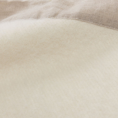 Fyn Blanket off-white & natural, 100% new wool | Find the perfect wool blankets