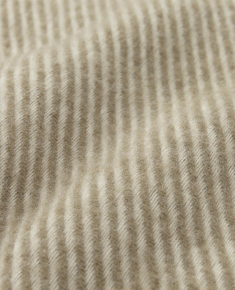 Gotland Blanket olive green & off-white, 100% new wool