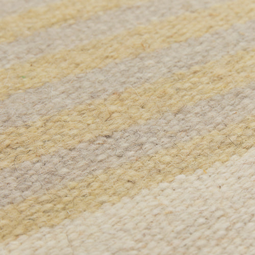 Runner Kalan Natural white & Terracotta & Clay, 100% Wool | URBANARA Wool Rugs