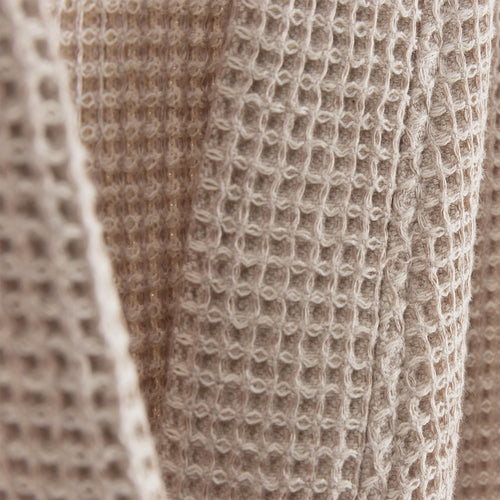 Kotra Bathrobe beige & ivory, 50% linen & 50% cotton | URBANARA bathrobes