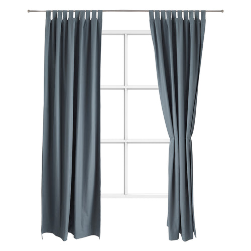Largo Curtain Set grey green, 100% cotton