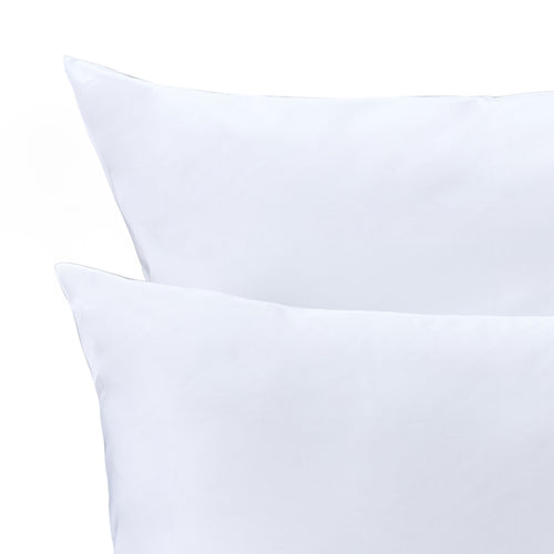 Millau Duvet Cover white, 100% combed and mercerized cotton | URBANARA sateen bedding
