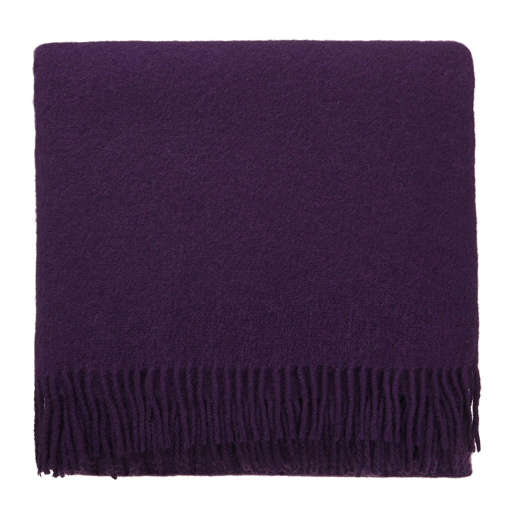 Purple online wool blanket