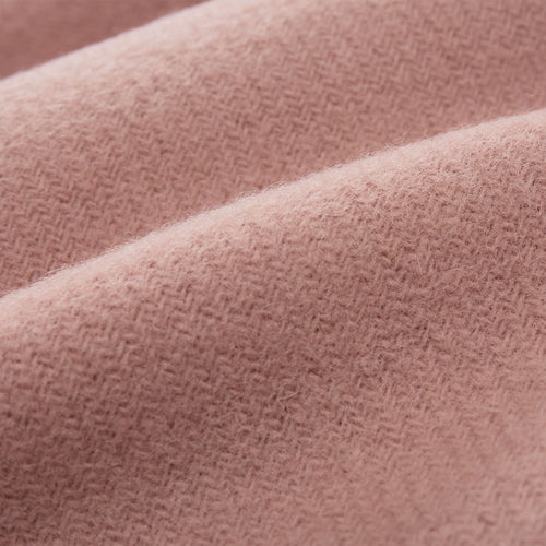 Miramar Wool Blanket pale terracotta, 100% lambswool | URBANARA wool blankets