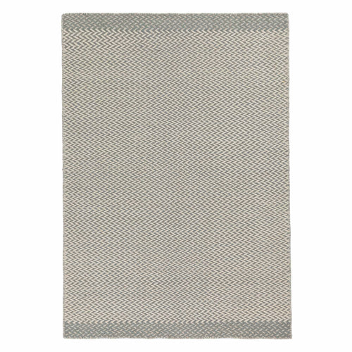 Modiya rug, light grey green & ivory, 100% wool | URBANARA wool rugs