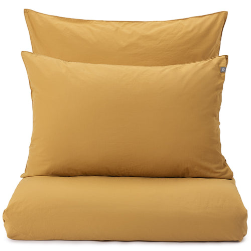 Moledo Percale Bed Linen ochre, 100% organic cotton