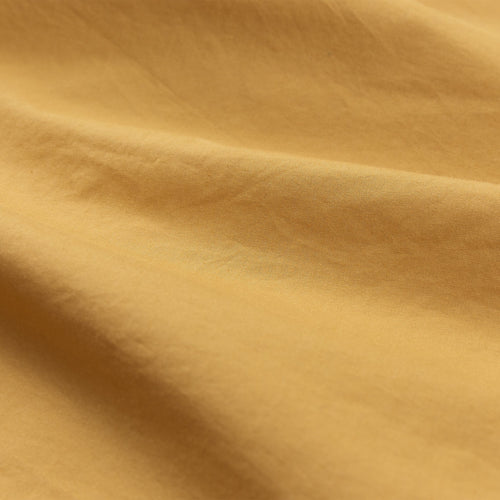 Moledo Pillowcase ochre, 100% organic cotton | URBANARA percale bedding