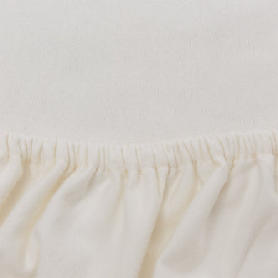 Montrose Flannel Fitted Sheet cream, 100% cotton