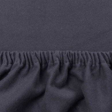 Montrose Flannel Fitted Sheet grey, 100% cotton
