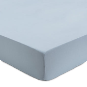 Montrose Fitted Sheet light blue, 100% cotton
