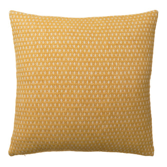 Cushion Cover Osele Mustard & Off-white, 100% Lambswool
