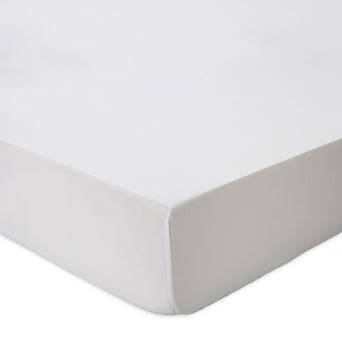 Oufeiro fitted sheet, white, 100% organic cotton