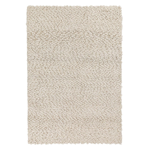 Panchu rug, ivory, 45% wool & 45% viscose & 10% cotton | URBANARA wool rugs