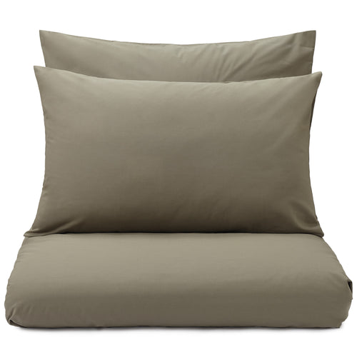 Perpignan pillowcase, olive green, 100% combed cotton