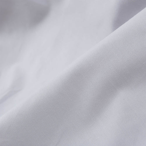 Perpignan Pillowcase light grey, 100% combed cotton | URBANARA percale bedding